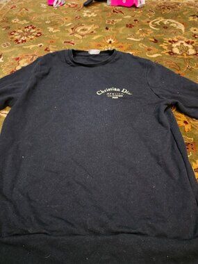 christian dior atelier black sweatshirt large autunitic
